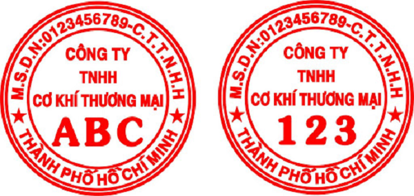 Con dấu tròn và con dấu vuông