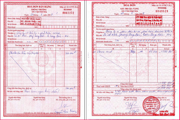Sự khác biệt giữa hóa đơn trực tiếp và hóa đơn GTGT là gì?