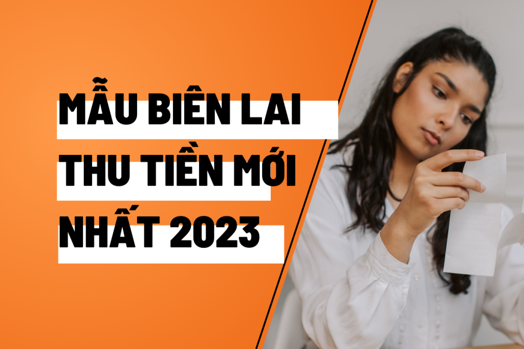 mẫu biên lai thu tiền