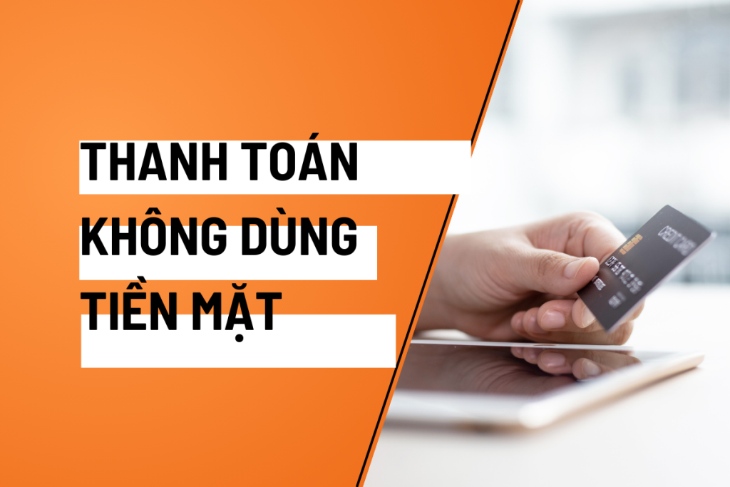 thanh toán không dùng tiền mặt