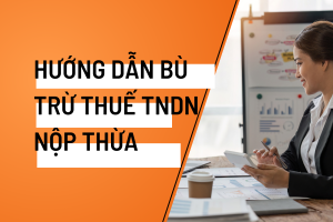 bù trừ thuế tndn nộp thừa​